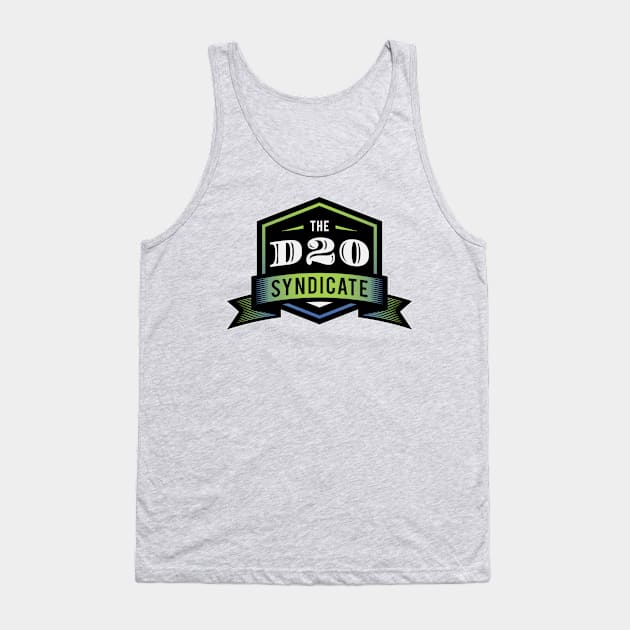 The d20 Syndicate Logo Tank Top by The d20 Syndicate